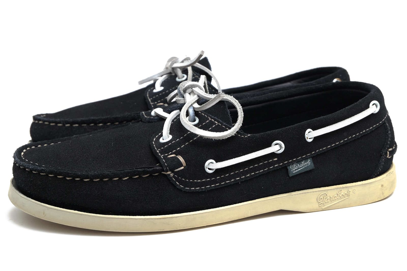 パラブーツ／Paraboot シューズ デッキシューズ 靴 メンズ 男性 男性用スエード スウェード レザー 革 本革 ブラック 黒  BARTH バース MARINEソール モカシン スリッポン 定番