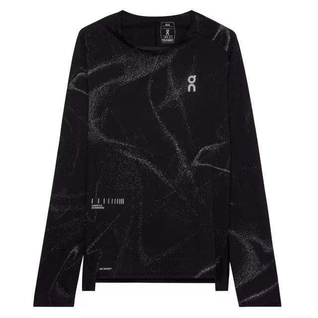 On オン ランニング 長袖Tシャツ Performance Long-T Lumos 1 M Black 1MF30230553メンズ パフィーマンス ロングT 超軽量 吸汗速乾 通気性 レース マラソン トレラン トレイルランニング ジョギング ト