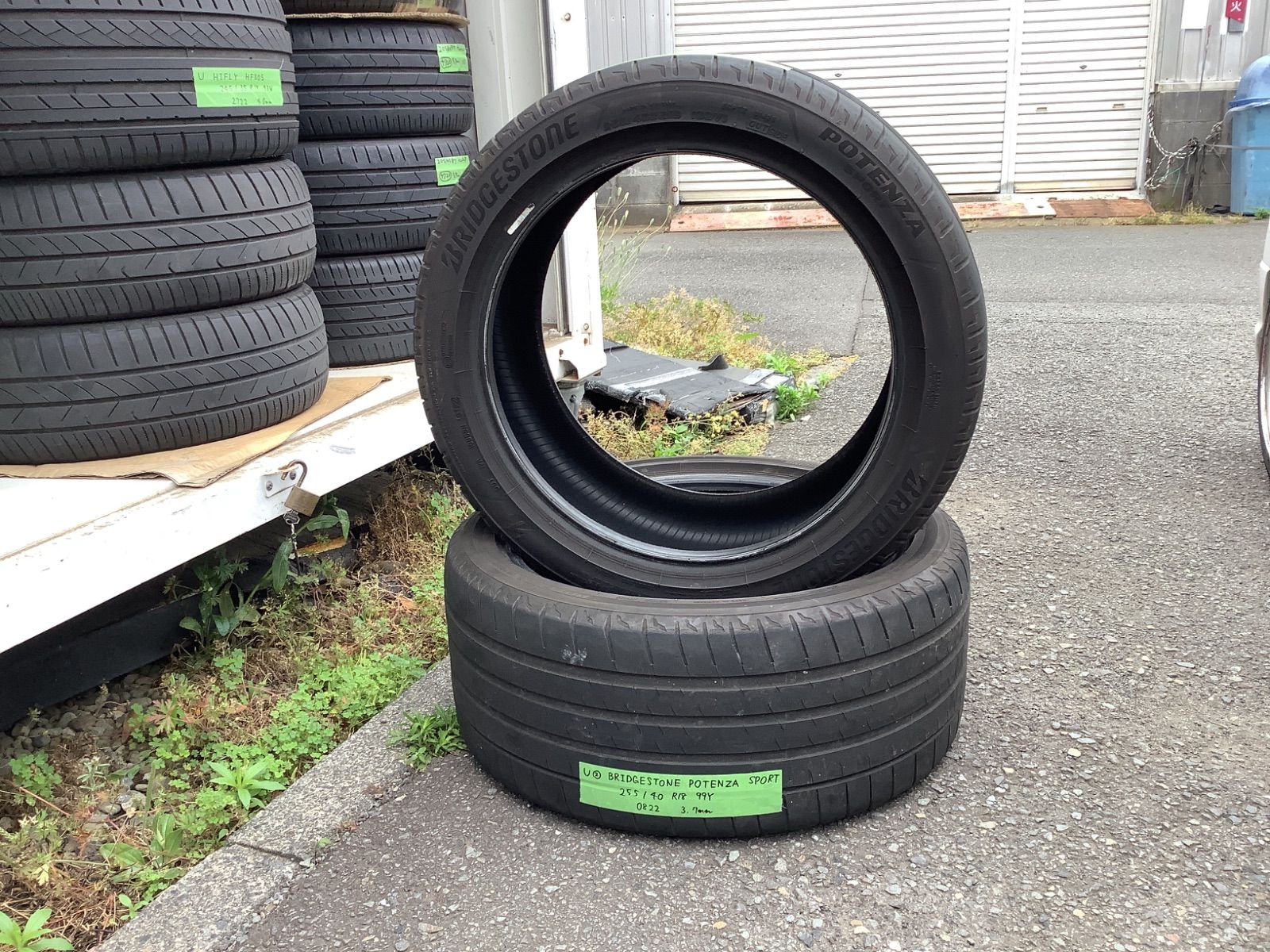 み 255|40R18 BRIDGESTONE POTENZA SPORT ブリヂストン ポテンザスポーツ タイヤ2本