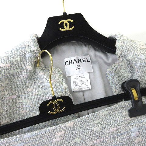 シャネル CHANEL ツイード セットアップ スカート スーツ ココ