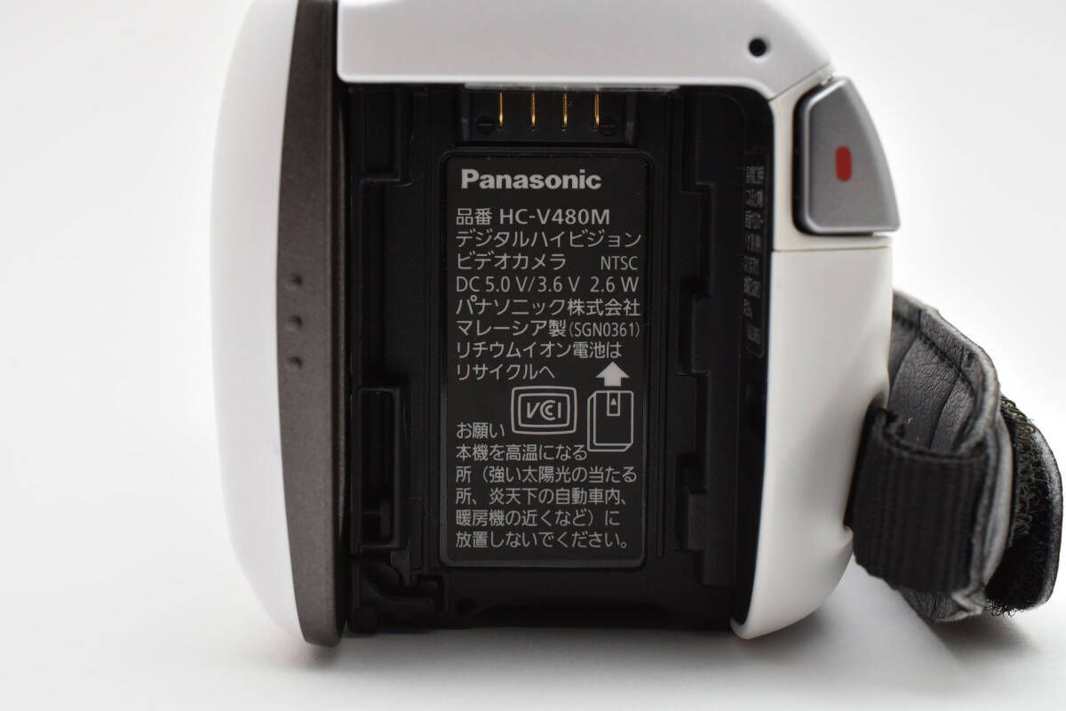  上品 パナソニック Panasonic HC V 480 M W 1013＃3411 ビデオカメラ本体 ビデオカメラ