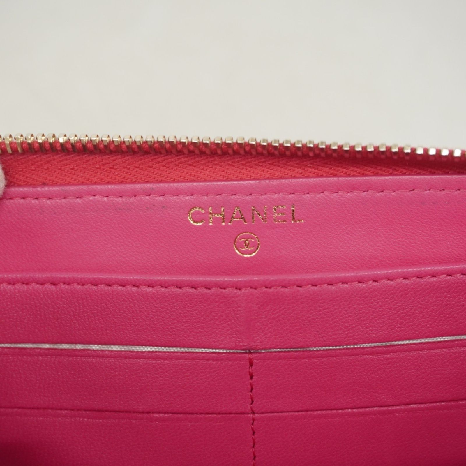 シャネル(Chanel) シャネル 長財布 マトラッセ ラムスキン