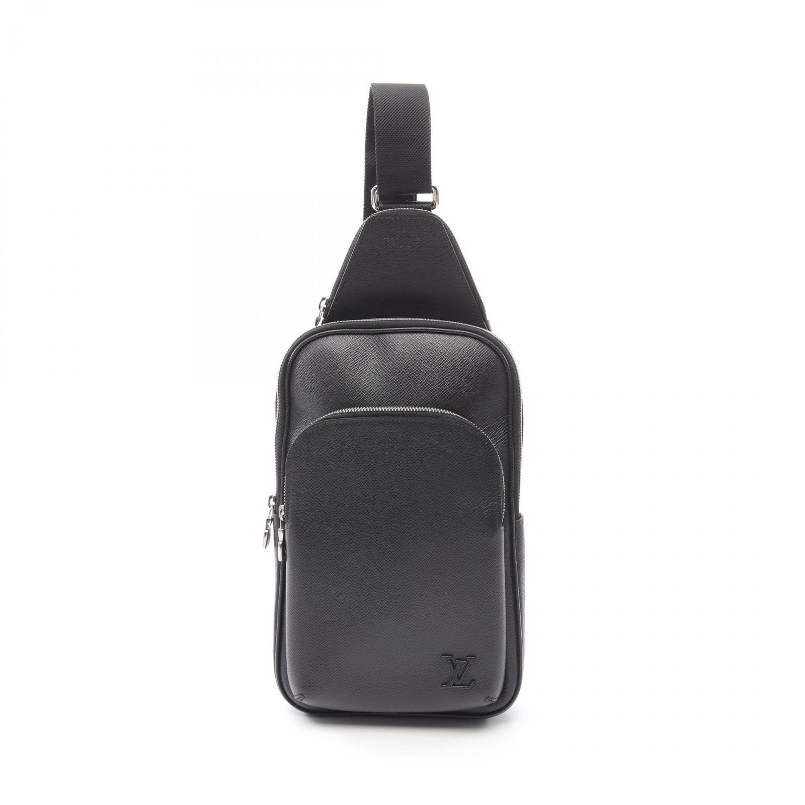 ルイ ヴィトン LOUIS VUITTON ウエストバッグ ボディバッグ アヴェニュー スリングバッグ M30863 ノワール レザー アヴェニュー スリングバッグ メンズ Used A