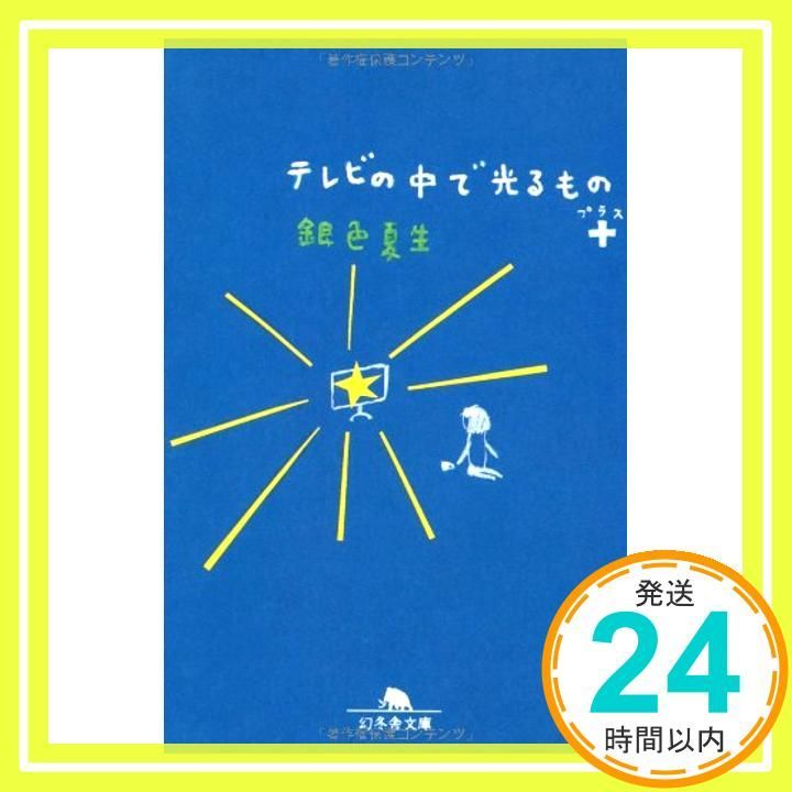 テレビの中で光るもの 幻冬舎文庫 き 3-10 Aug 10 2009 銀色 夏生_03