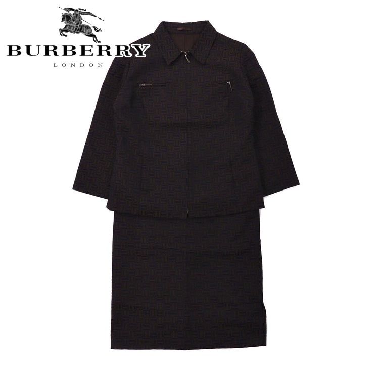 BURBERRY セットアップ 13 ブラウン 総柄 モノグラム