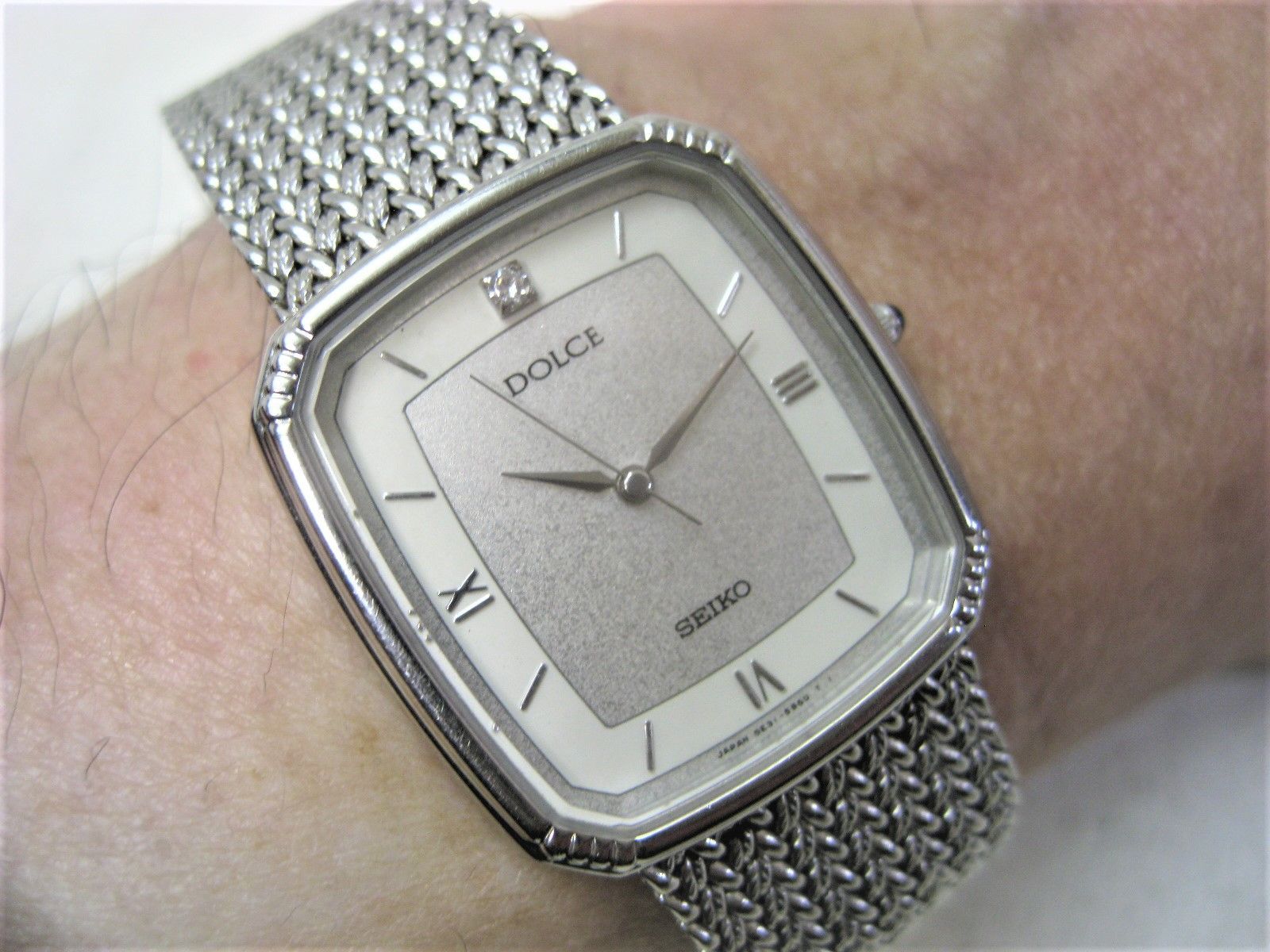 SEIKO 5E31-5A90 DOLCE\n1Pダイヤ クオーツ メンズ 腕時計1Pダイヤクオーツメンズ腕時計