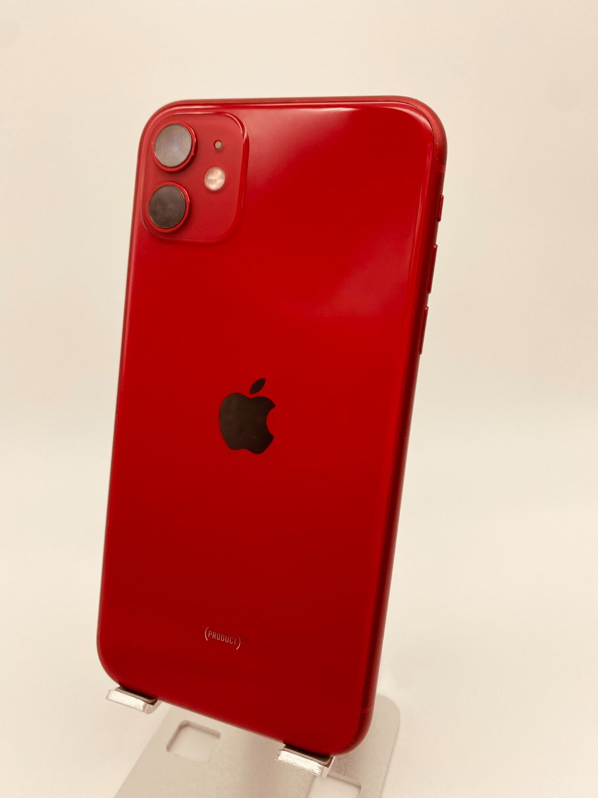 ☆FaceID不可☆iPhone11 64GB レッド/シムフリー/新品バッテリー100