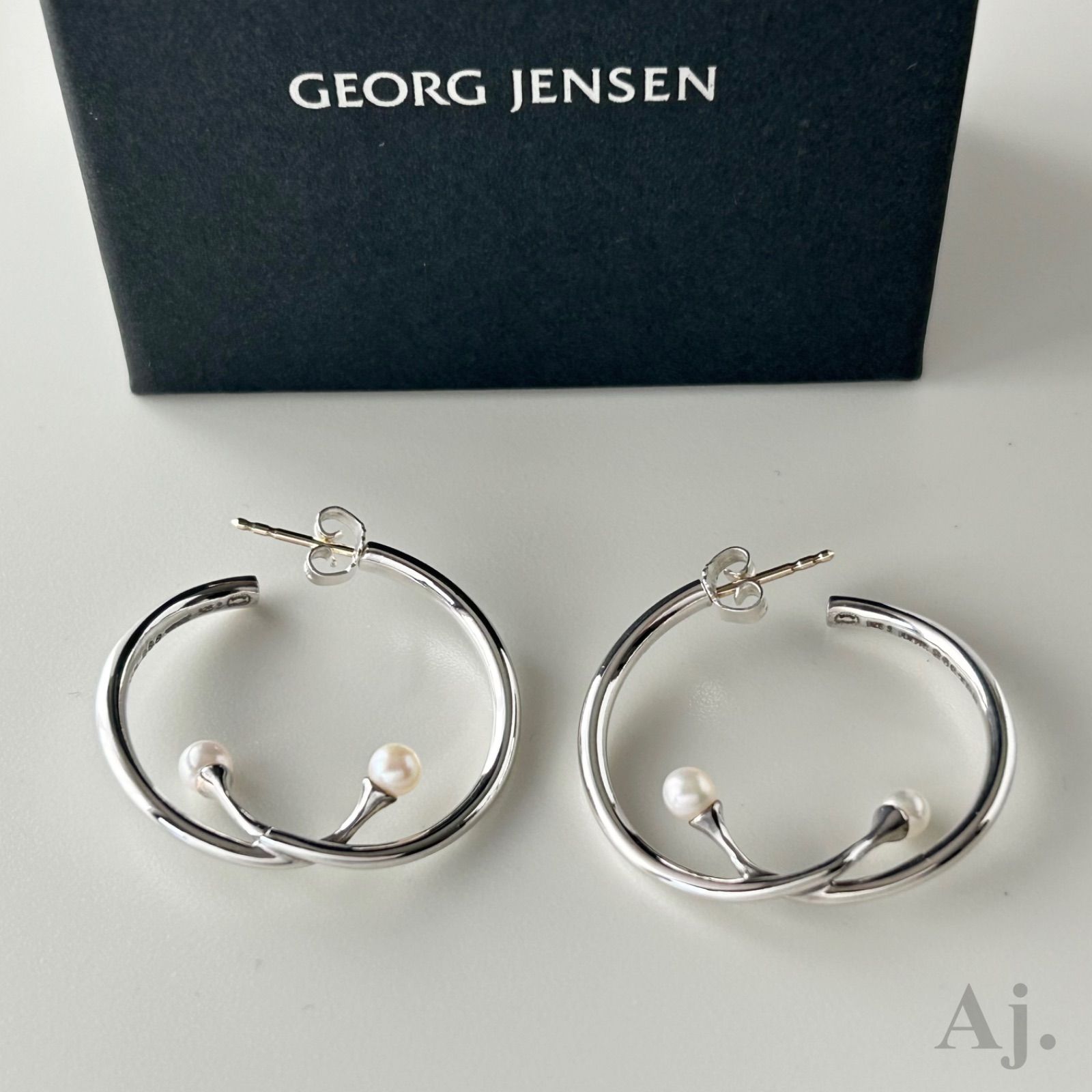 要状態確認】 ジョージジェンセン 激レア ピアス 296 TORUN  