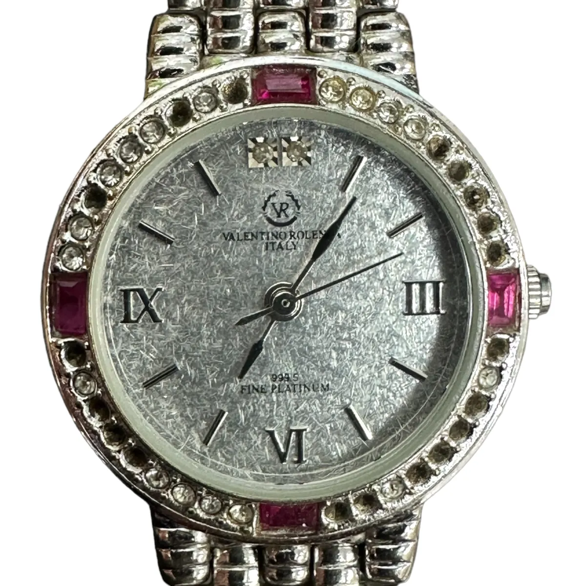 [バレンチノロレンタ]VALENTINO ROLENTA 腕時計 宝石鑑別書付