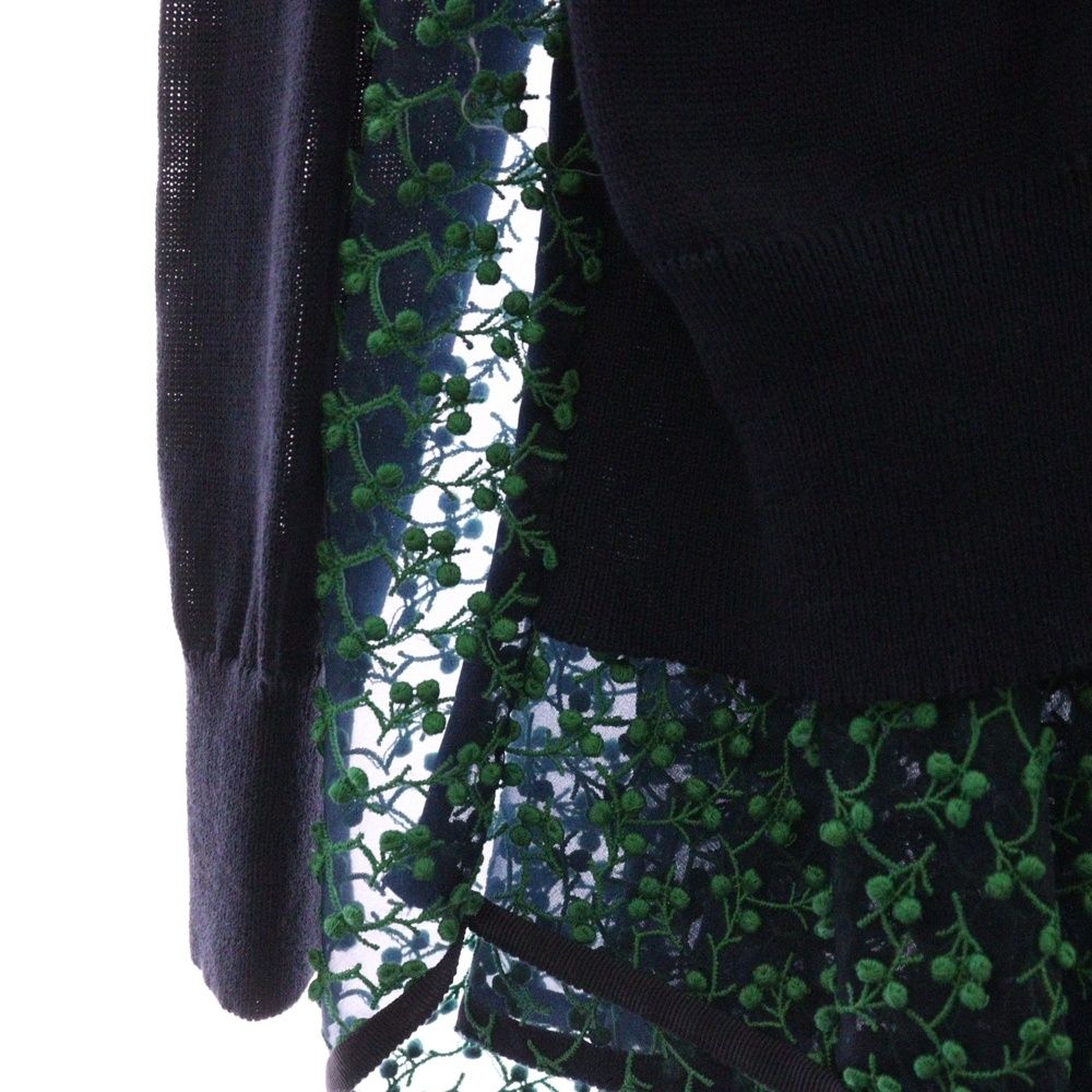 Sacai (サカイ) 13SS レースシャツ ドッキング ニット