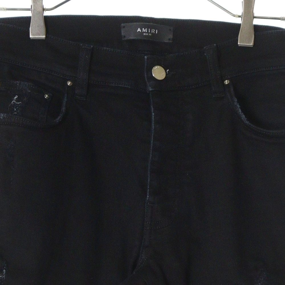 AMIRI (アミリ) MX1 JEANS 蛇腹切替ダメージ加工バイカー