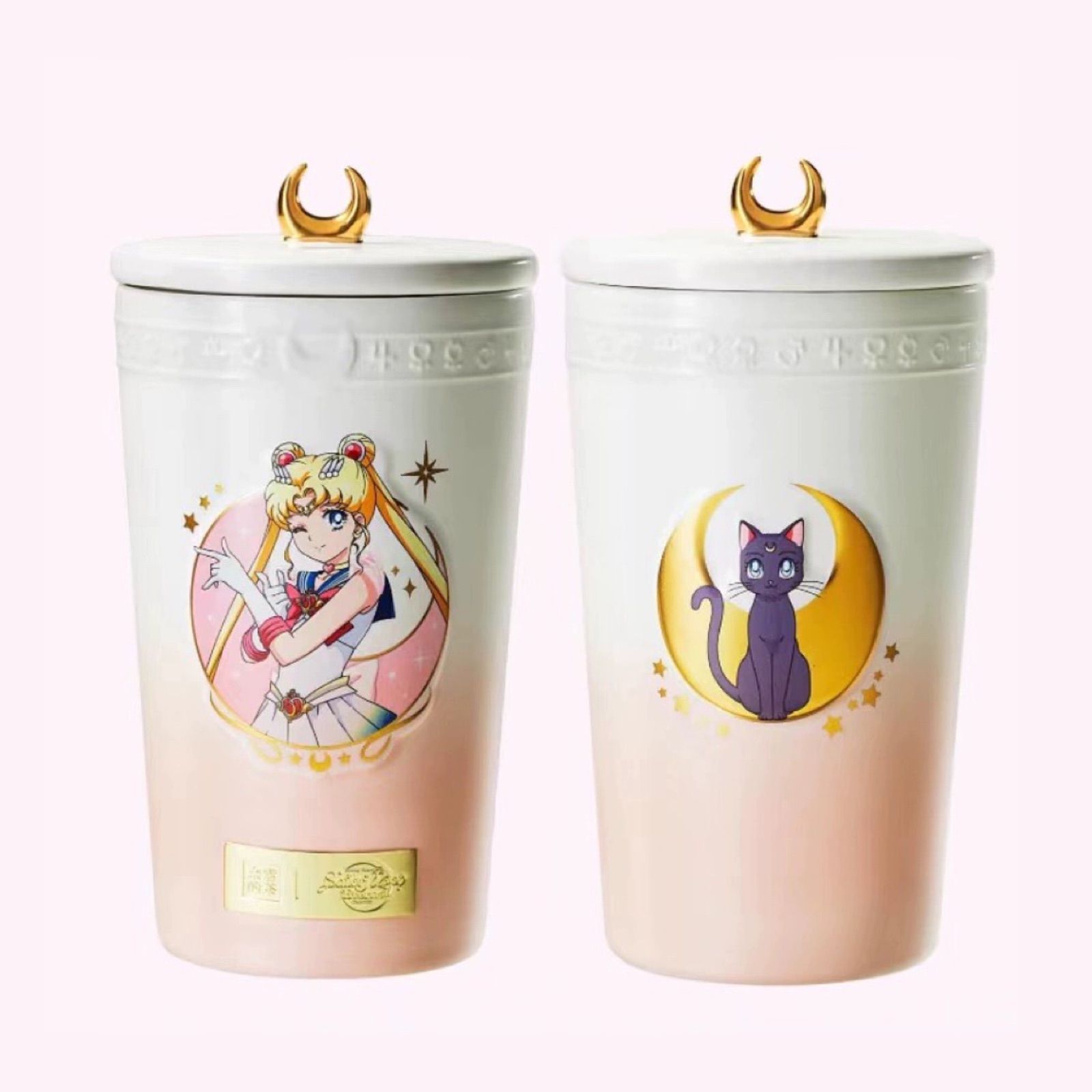 Sailor Moon x 奈雪のお茶 美少女戦士セーラームーン 海外限定 コーヒーカップ 水筒  pink  1点