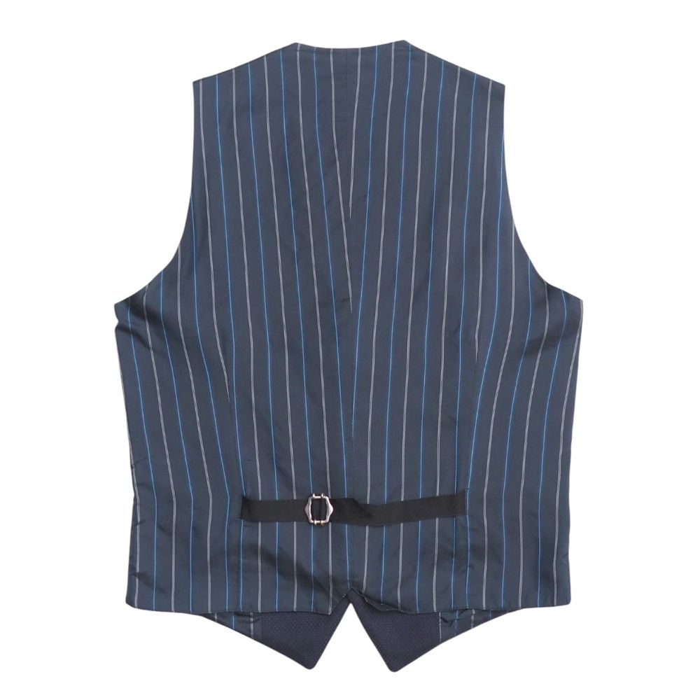 TAGLIATORE × Brilla per il gusto タリアトーレ × ブリッラ ペル イル グスト BRIAN ブライアン ベスト サイズ44 9R ストライプ ジレ イタリア製 ブランド古着 20250915 RA6003