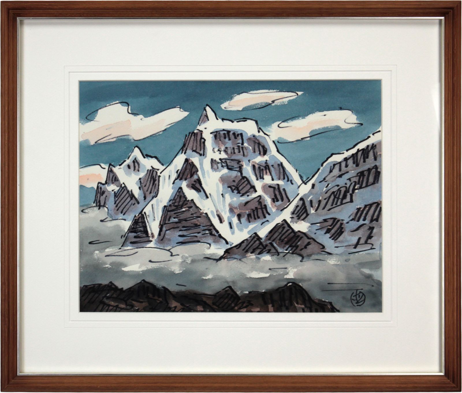 坂本直行 水彩画 「ポンテヒマール」 坂本直行 水彩画 「ポンテヒマール」 - メルカリ