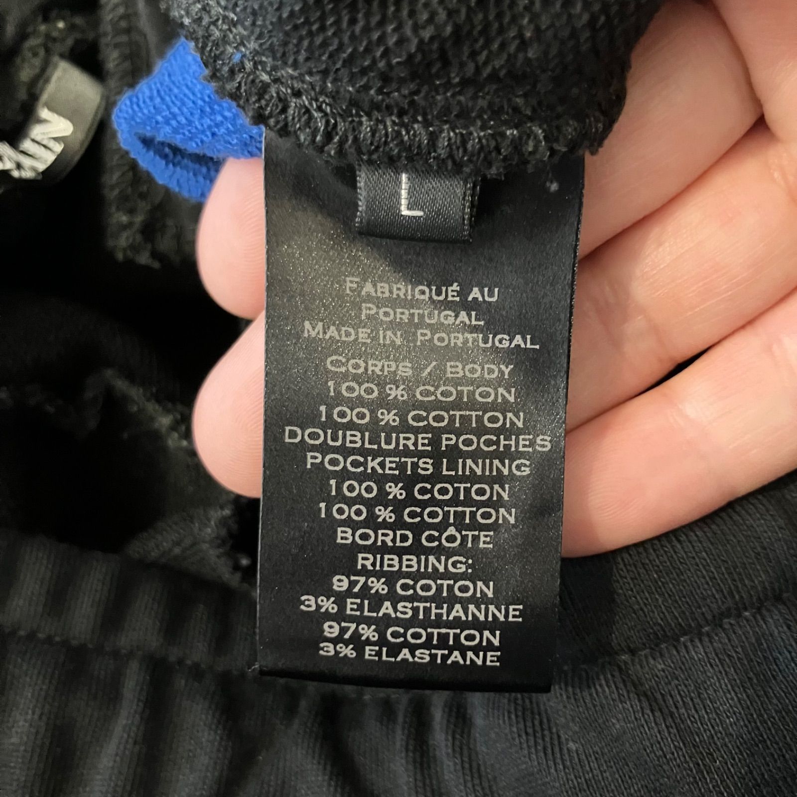 r)BALMAIN HOMME ランウェイ バルマンオム 配色切替 バイカー 