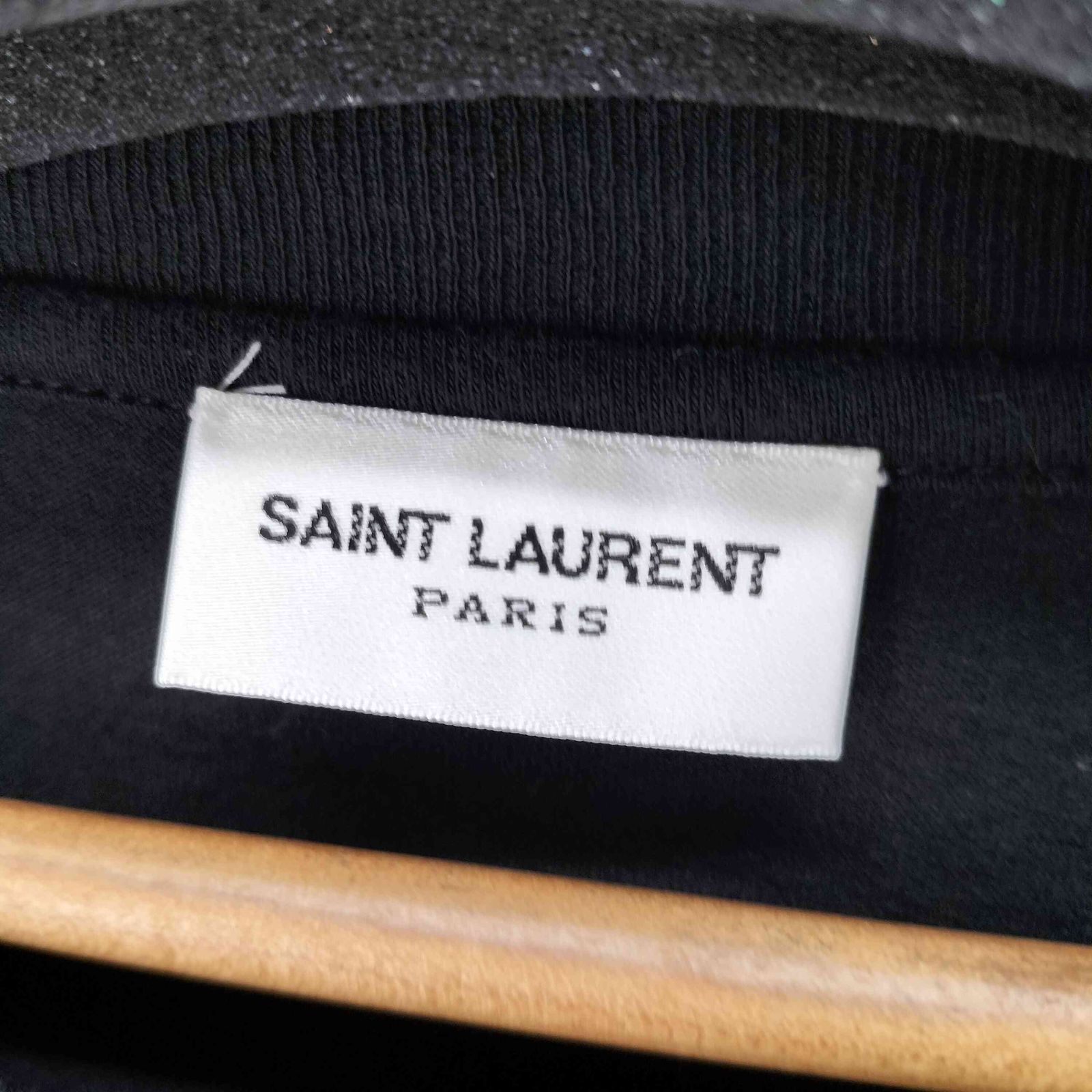 サンローランパリ SAINT LAURENT PARIS シグネチャーロゴプリントTシャツ メンズ import：S