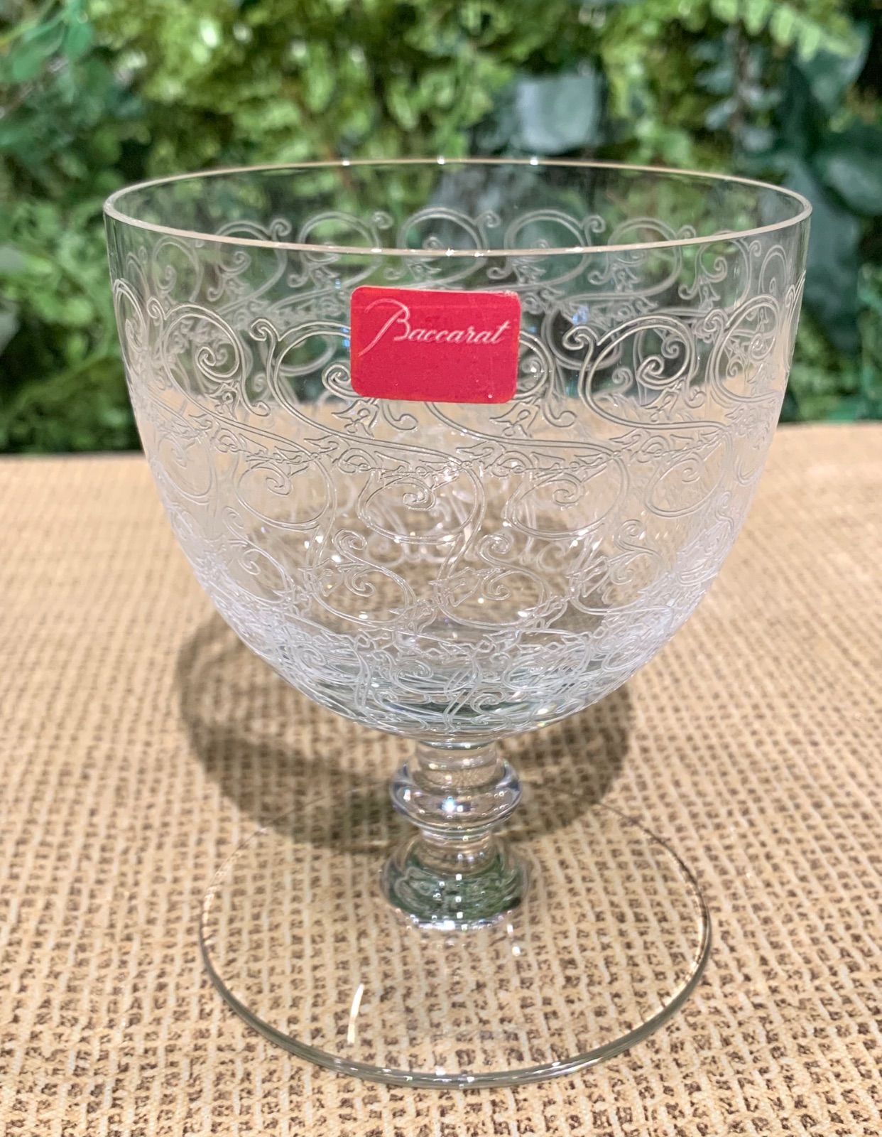 夫婦の語らいに☆2個セット☆オールド バカラ クリスタルワイングラス