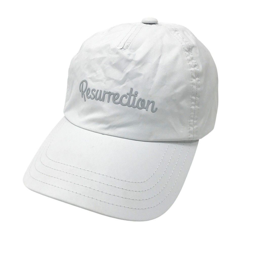 ⭐️新品未使用⭐️レザレクション⭐️レインキャップ⭐️ホワイト Resurrectin レインキャップ ゴルフウェア Resurrection キャップ」の