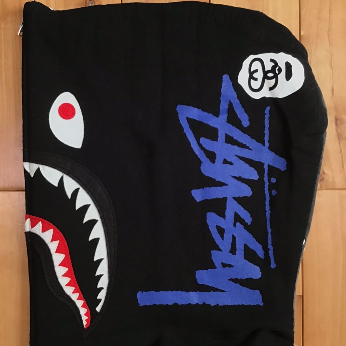 STUSSY BAPE シャークパーカー shark ベイプ ape エイプ - メルカリ