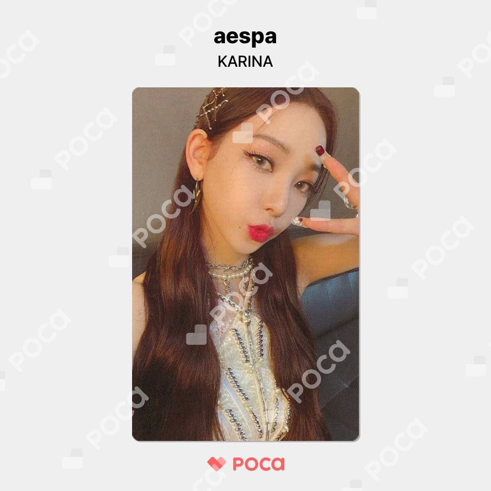 aespa カリナ　VRコンサートトレカ韓国ver aespa vr lynkpop カリナ 入場特典 トレカ - メルカリ