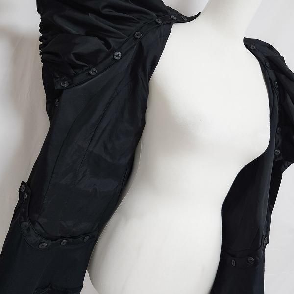 anc エイココンドウ EIKO KONDO ジャケット 42 黒 フレア ペプラム風 2