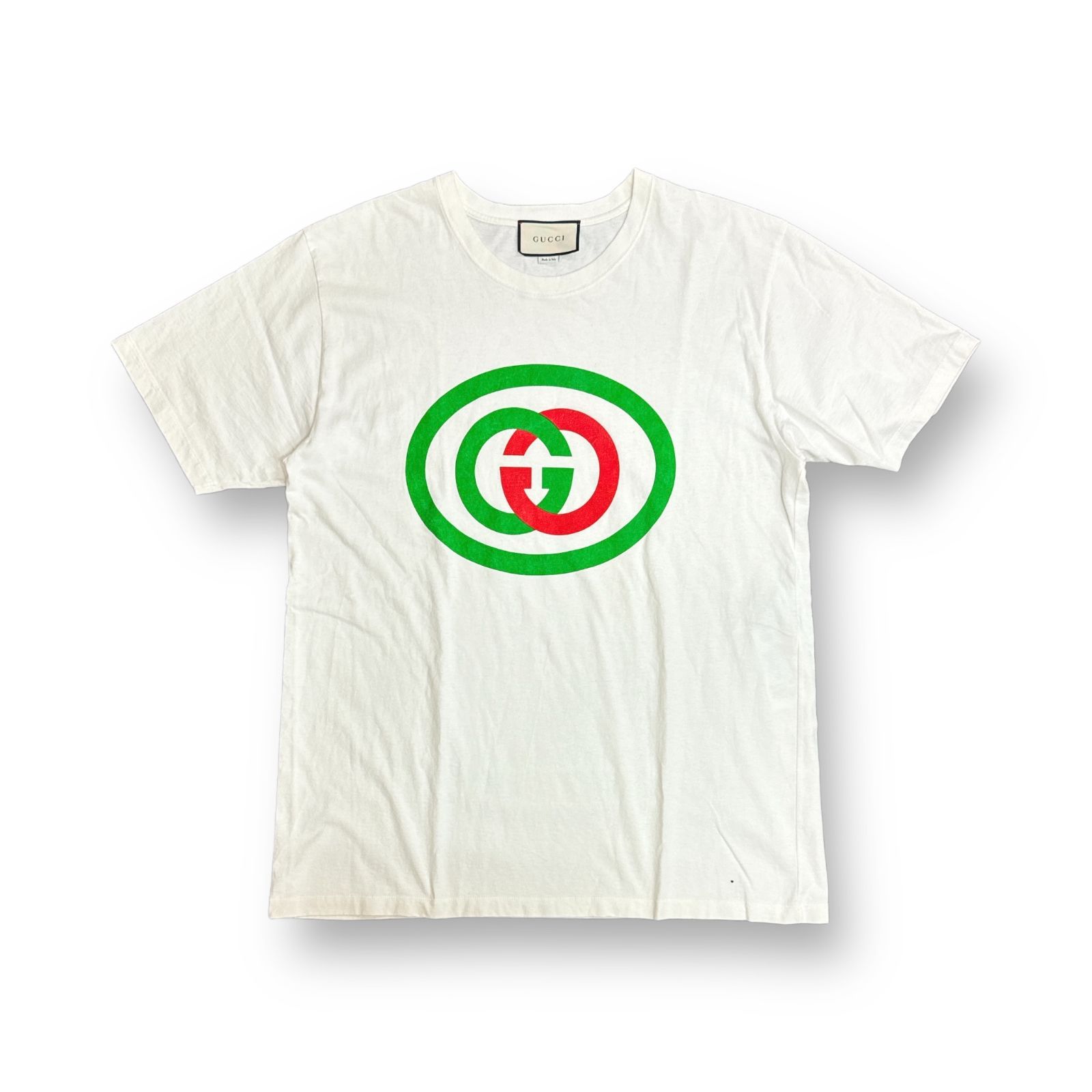 国内正規 GUCCI Oversize Tee With Interlocking オーバーサイス 