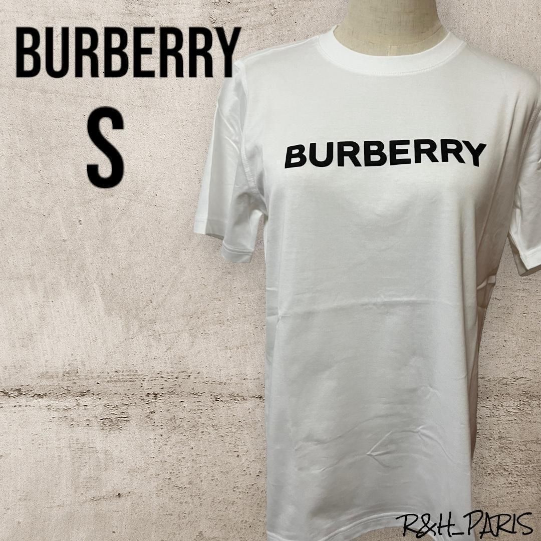バーバリー 定番ロゴ Tシャツ ホワイトS 新品未使用 - メルカリ