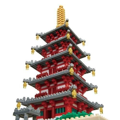 nanoblock ナノブロック 五重塔 デラックスエディション NB-031 - メルカリ