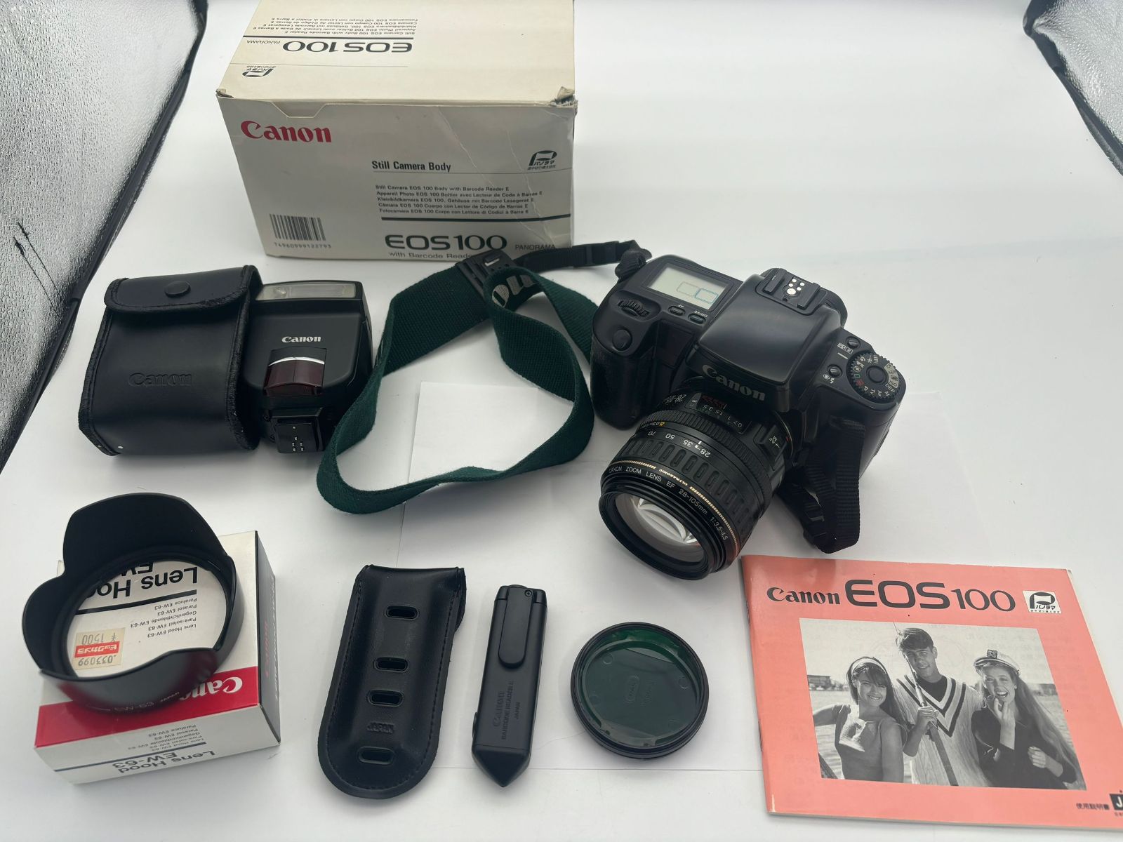 Canon EOS100QD レンズ、フィルター、専用電池、汎用布ポーチ、セット Amazon | Canon レンズフードLH-DC100 フィルターアダプターFA
