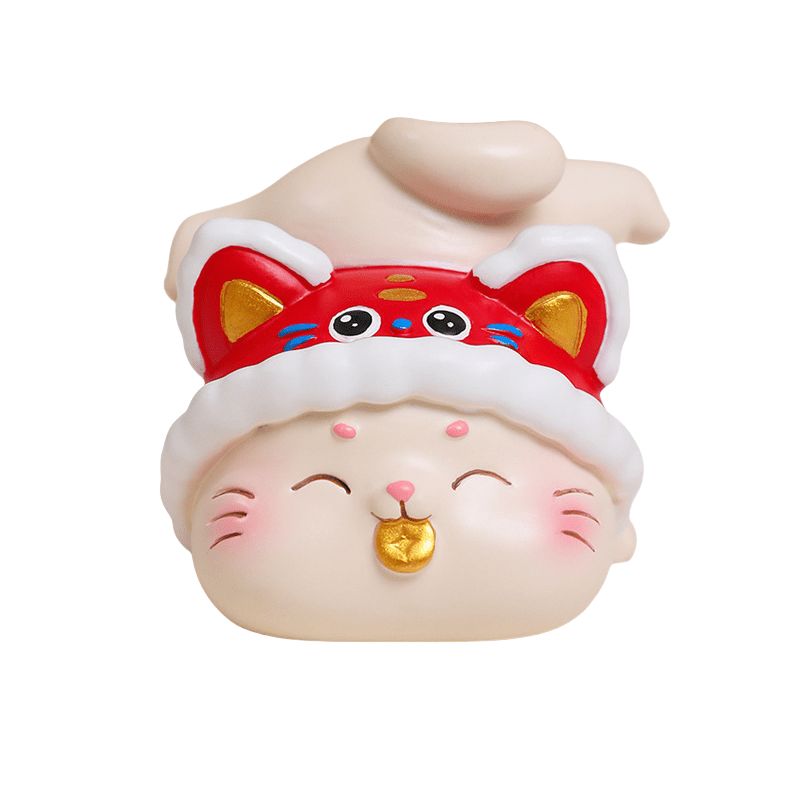 1|3個のワイミーキャットかわいいカートゥーン猫電話ホルダー