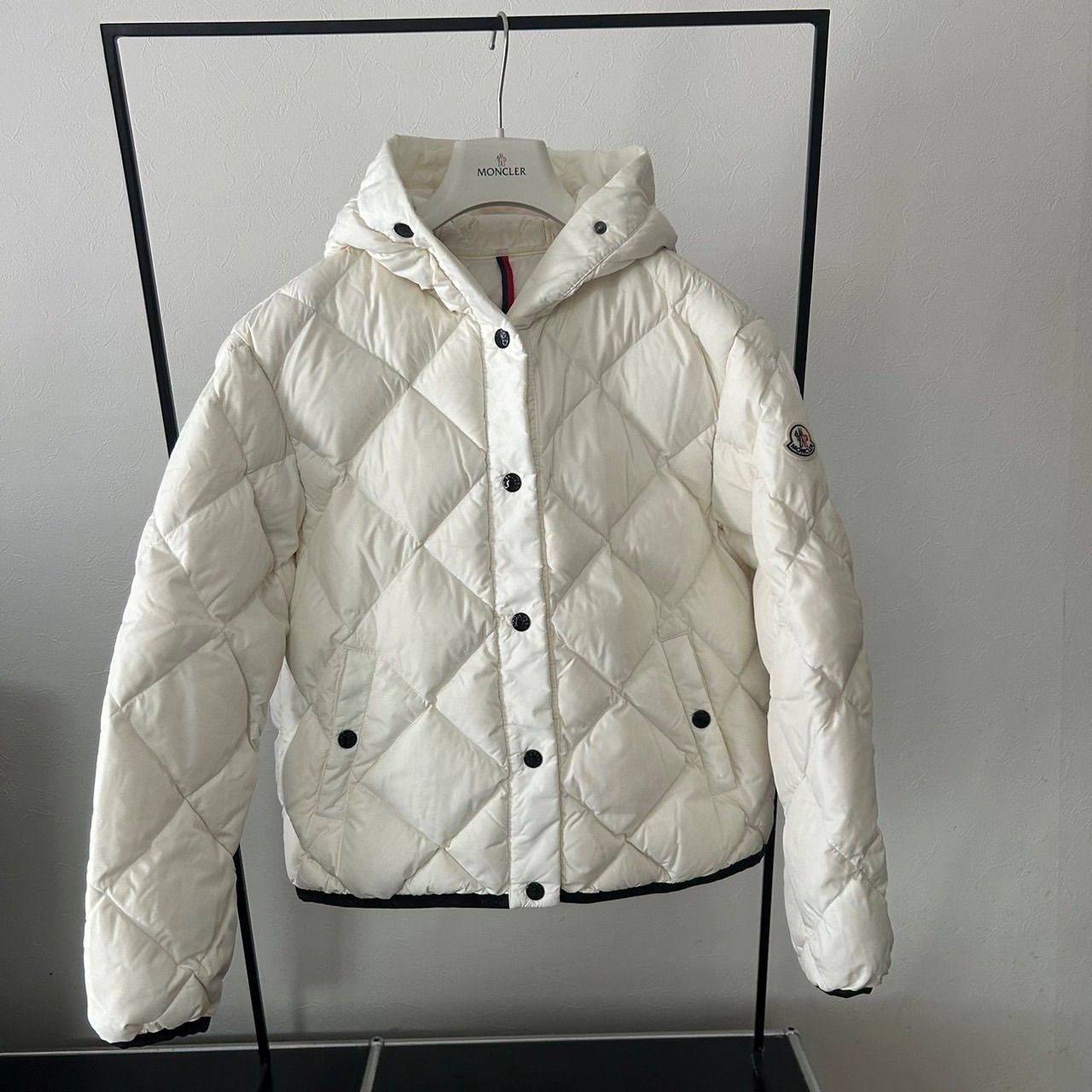 MONCLER モンクレール☆ARVOUIN☆ホワイト☆サイズ0☆美品