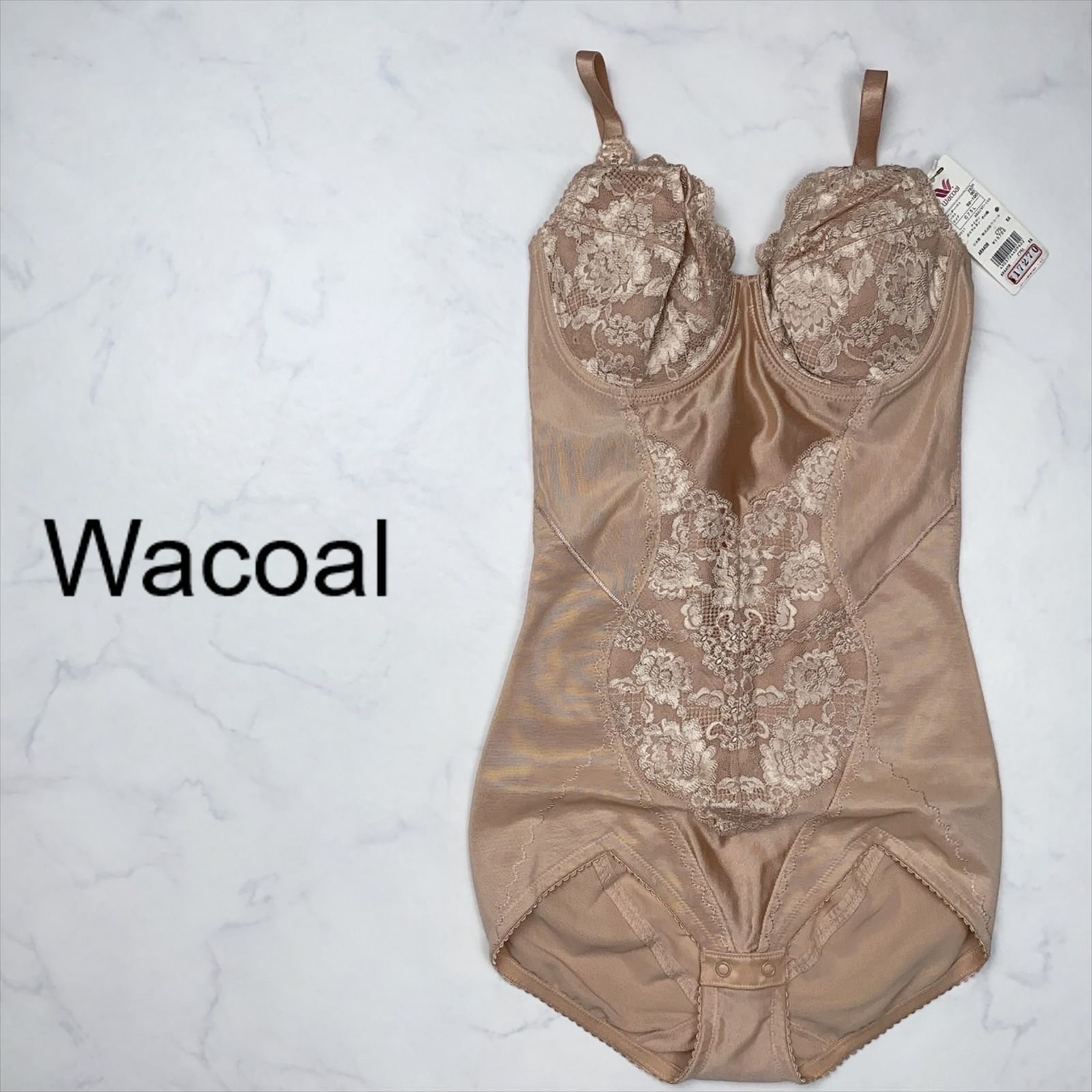 花柄刺繍 ボディスーツ C75 L 花柄刺繍 ボディスーツ C75 L