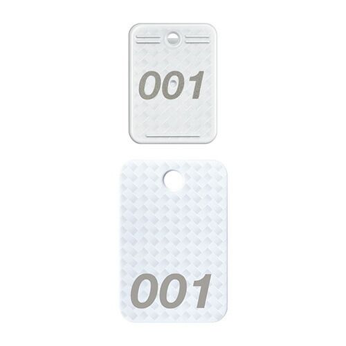 まとめ買い オープン クロークチケット 001～020 白 BF-160-WH ×3セット