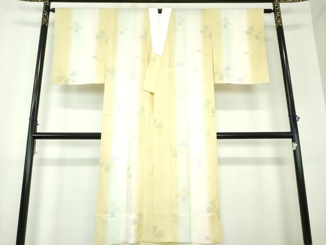平和屋着物●上質な長襦袢 無双仕立て 舞花文 暈し染め 正絹 ♥ DAAX4460ps