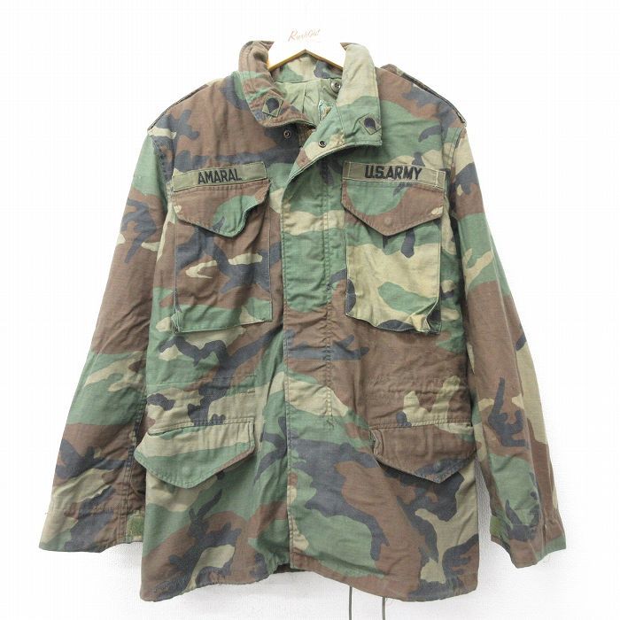 M/古着 長袖 ミリタリー フィールド ジャケット メンズ 90s M-65 US