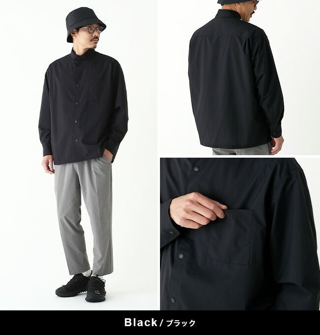 新品】AXESQUIN アクシーズクイン ヘリウム L/S シャツ ダーク