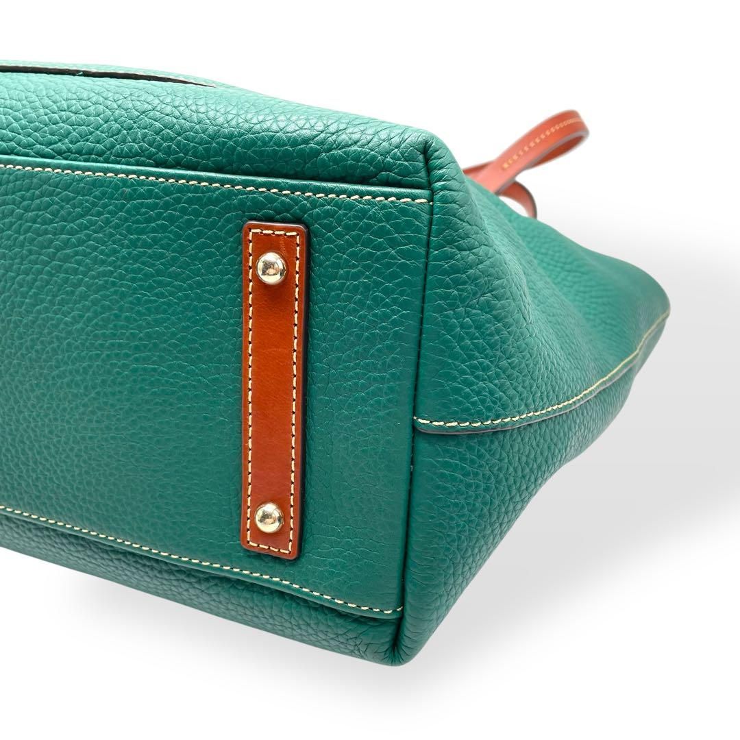 極美品　DOONEY&BOURKE　レア　トートバッグ　肩掛け　グリーン　レザー 極美品 DOONEY&BOURKE レア トートバッグ 肩掛け グリーン
