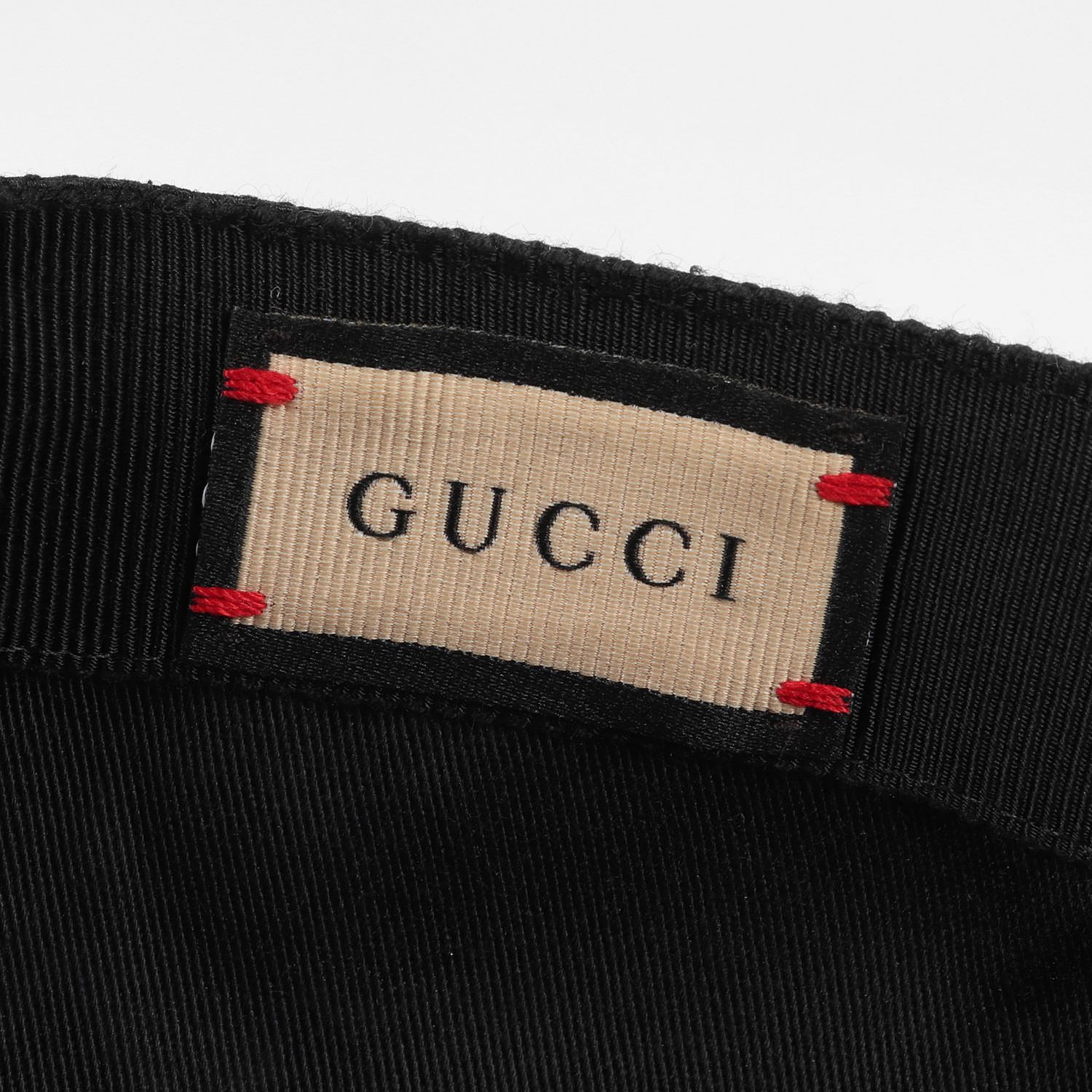 GUCCI グッチ キャップ サイズ:M(58.0cm) 現行モデル レザー 