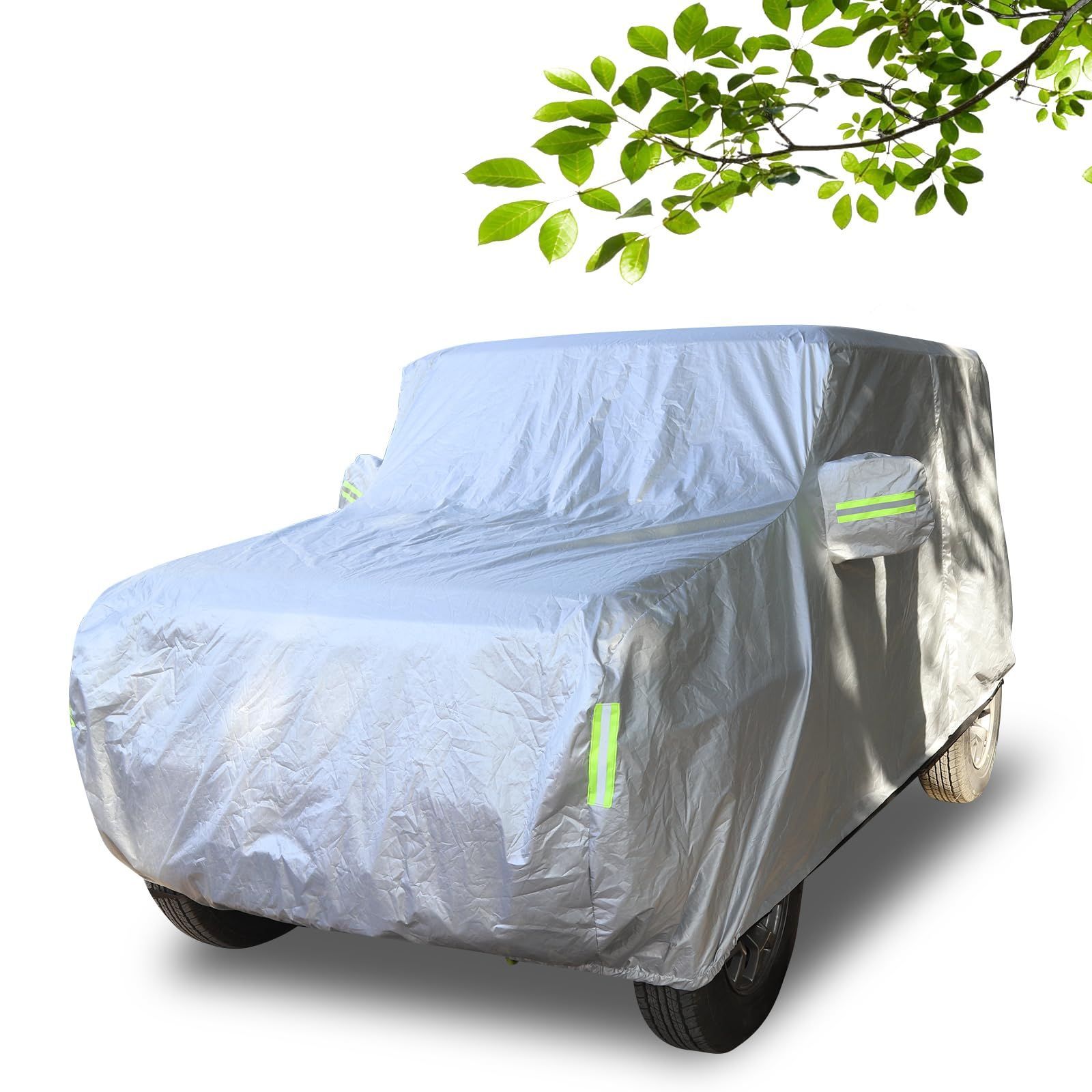 車の凍結防止ボディカバー シエラ用 UV保護 日焼け防止 ジムニー 霜や雨からの保護 ジムニー スズキ JB64W JB74W カーカバー アクセサリー (ポリエステルタフタコンポジットコットン製) ANTC (XL(2