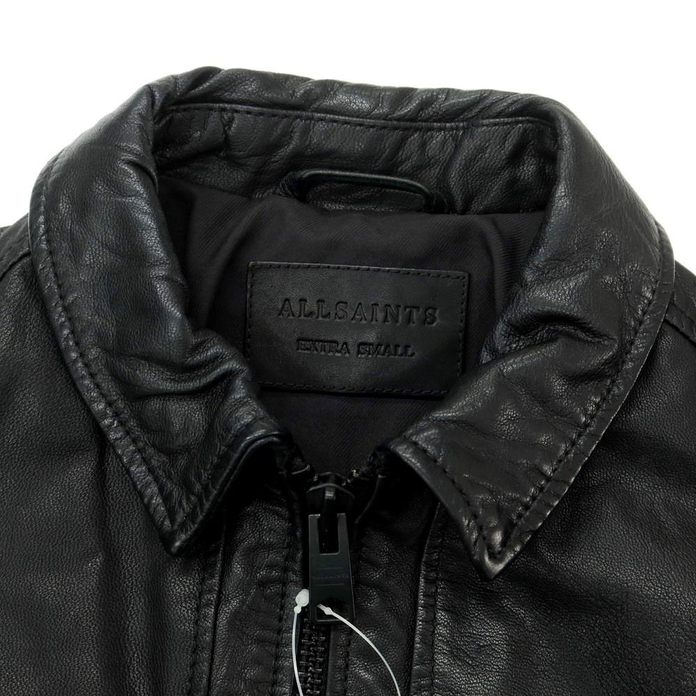 All Saints ゴートレザー スウェードブルゾン ジャケット 本革 中古】オールセインツ AllSaints ゴートレザー ジップアップ