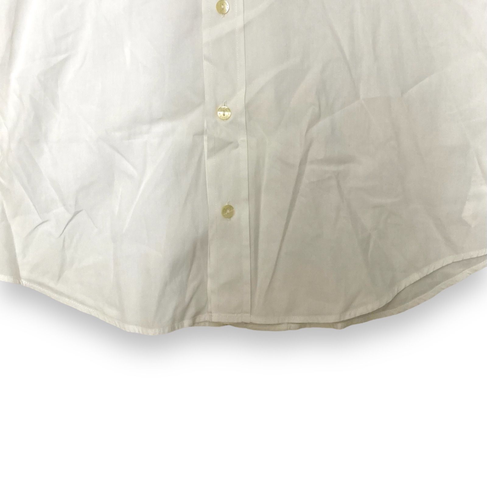 DOLCE&GABBANA ドルチェアンドガッバーナ サイズ【38】 ホワイト 白 コットン100% 長袖シャツ カッターシャツ メンズ  G5307T/FU5DW