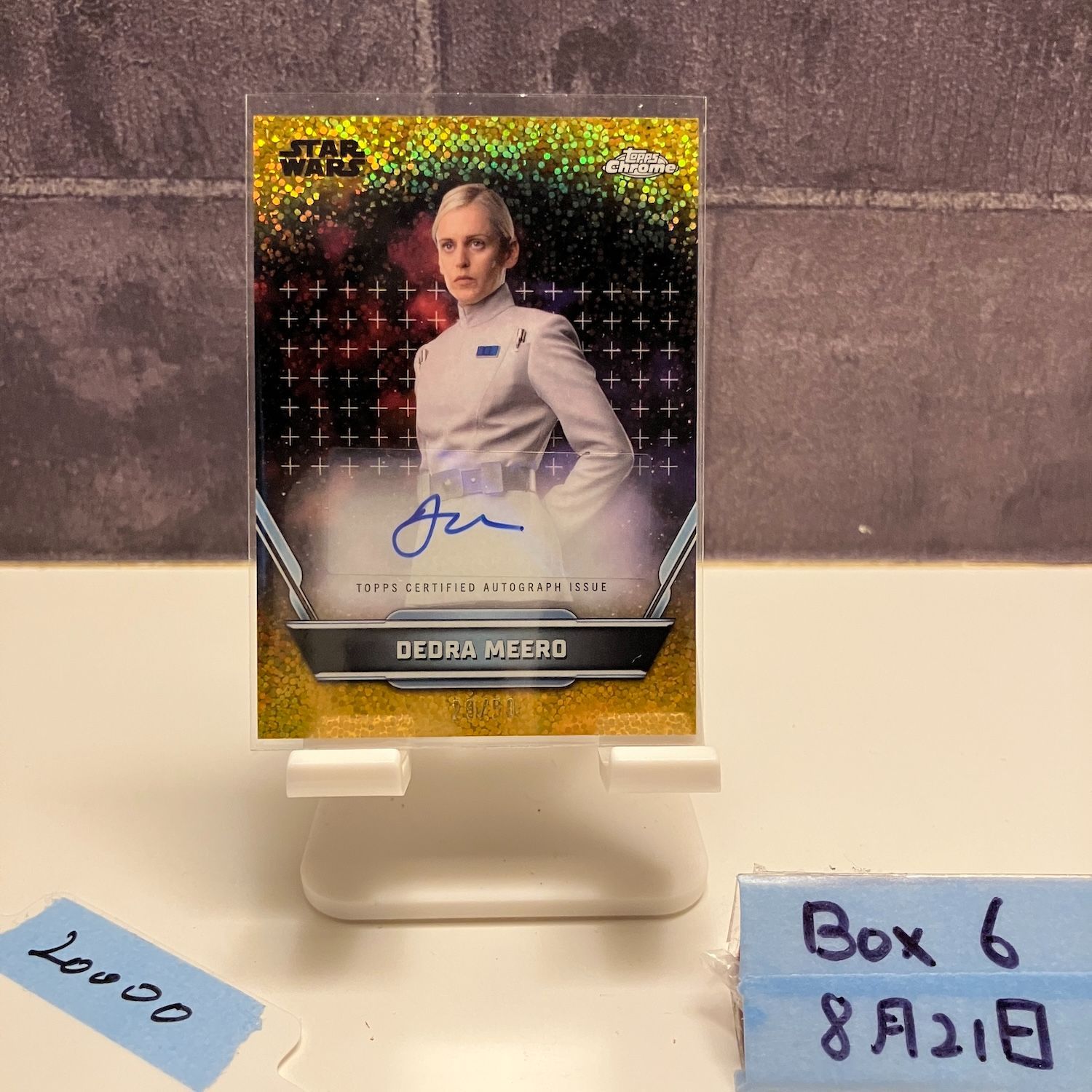 2025 Topps Star Wars Hyperspace Denise Gough as Deidra Meero 直筆サイン カード