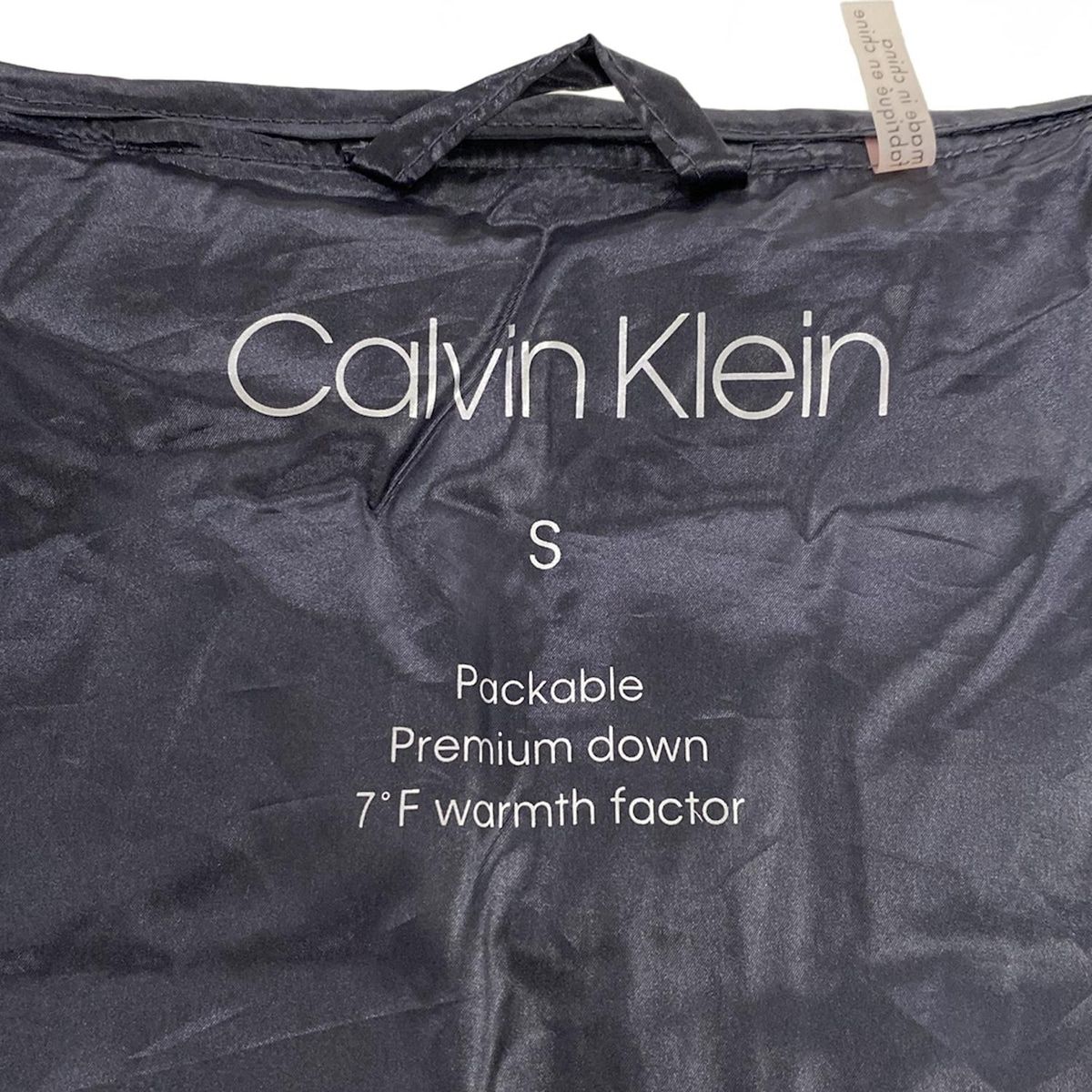 CalvinKlein カルバンクライン ダウンコート サイズS レディース - ダークネイビー 長袖 ジップアップ フード付き 冬 SIROKUMA-CORPORATION_COM