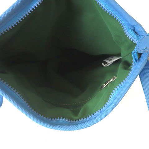 美品✨ラコステ ショルダーバッグ PVC ネイビー ロゴ 型押し LACOSTE ショルダーバッグ バッグ 型押しロゴグラフィック ミニ