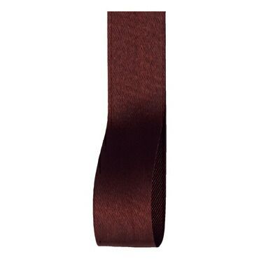 サテンリボン100m巻 ブラウン 24mm幅  61-431-90-24 