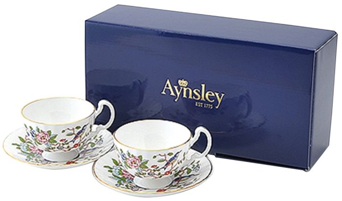 新品・5営業日で発送】エインズレイ(Aynsley) ペアティー碗皿 CBPH