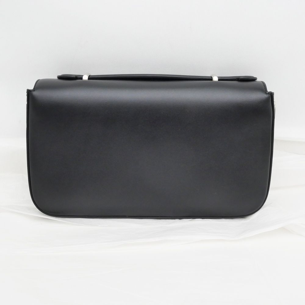 Gucci ブラックレザー ショルダーバッグ 名東】【GUCCI】グッチ クラッチバッグ ショルダーバッグ レザー