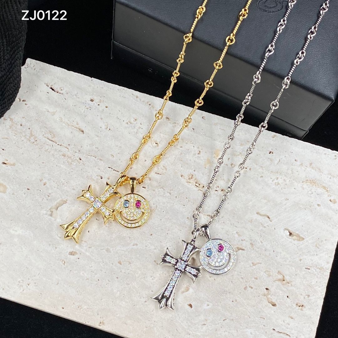 Chrome Hearts クロムハーツ   ゴールド ロールチェーン シルバー ネックレス