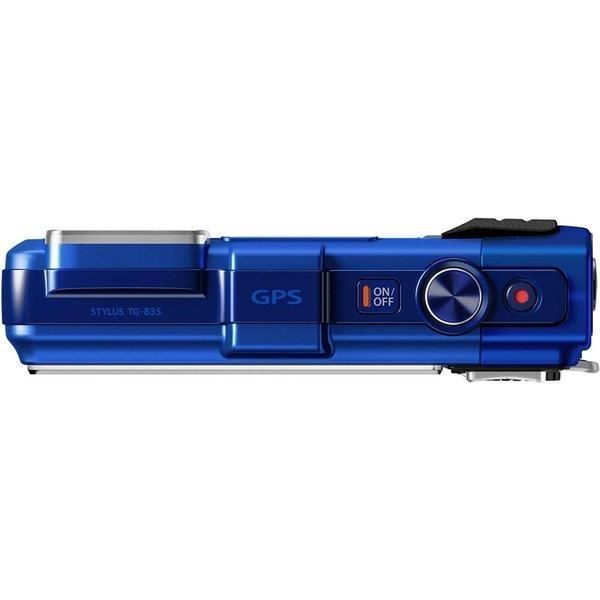オリンパス OLYMPUS STYLUS TG-835 Tough ブルー SDカード付き