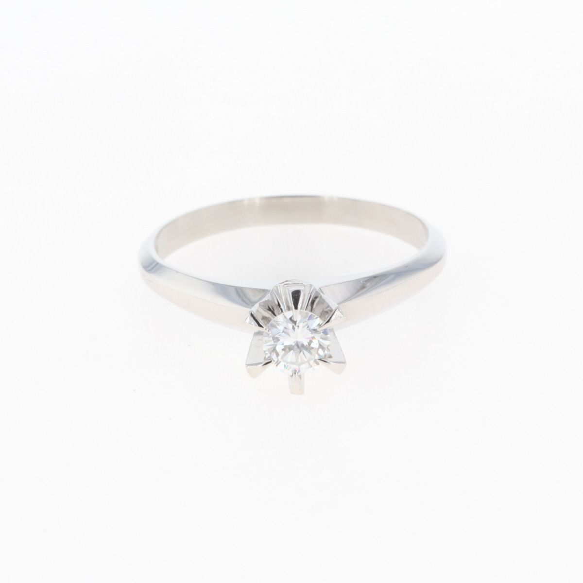 ダイヤモンド デザインリング プラチナ 指輪 リング 15号 Pt900 